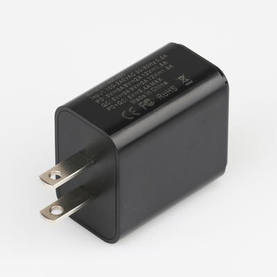 Adapter USB typu C do szybkiego ładowania 5V 3A, podwójna ładowarka ścienna USB 18W