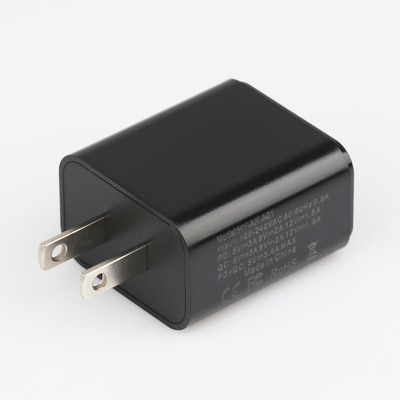 FCC Approve 5V 3A / 9V 2A / 12V 1.5A Ładowarka USB do baterii litowej, podwójna ładowarka USB